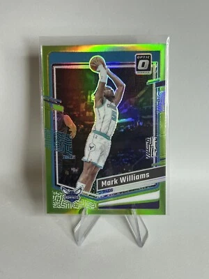 2023-24 Donruss Optic Mark Williams Lime Green Numbered /149 - Image 1 of 2