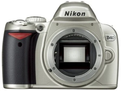 Nikon Digital SLR Camera D40 Silver Body D40S - Image 1 of 3