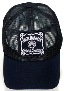 Jack Daniel's Field Tester Hat-Black-All Mesh-Snapback-Tennessee Whiskey-2 - Picture 1 of 6
