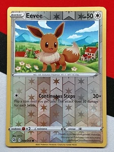 Eevee 205/264 Fusion Strike REVERSE Holo Rare Pokémon PACK FRESH - Picture 1 of 2