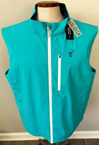 NWT New Carnoustie Vest Men's Sz 2XL Full Zip Lined Golf Vest - Picture 1 of 4