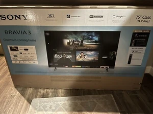 Sony 75-inch BRAVIA 3 LED 4K HDR Google TV - K75S30 - Picture 1 of 4