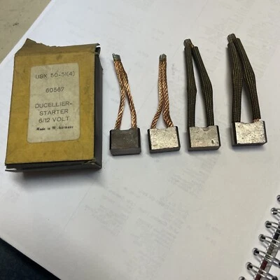 Peugeot 403, 404, 504 Diesel Car Carbon Kit Starter USX 50-51 (4) - Image 1 of 3