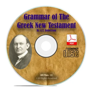 Grammatik des griechischen Neuen Testaments, A T Robertson, Bibelstudium Sprachbuch H19 - Bild 1 von 1