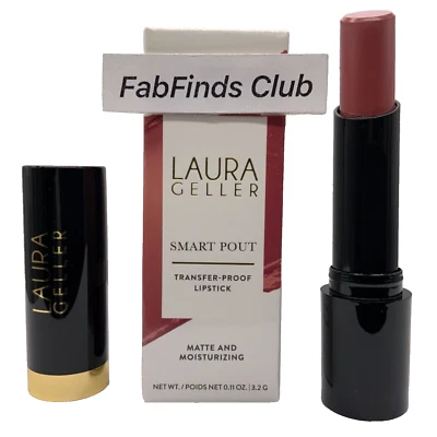 Laura Geller Smart Pout Transfer-Proof Lipstick *Witty/Mauve* Matte Moisturizing - Image 1 of 4