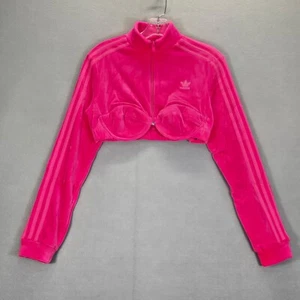 Adidas Originals Jeremy Scott Track Top SOLAR PINK Size L MSRP $150 - Picture 1 of 11