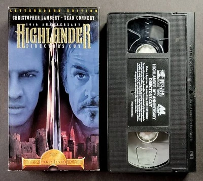 Highlander - 10th Anniversary Director's Cut (VHS, 1986) 1996 Release - Image 1 of 2