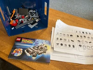 Lego Back To The Future Delorean Time Machine 21103 93% Complete With Manual - Picture 1 of 4