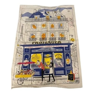 Toalla de té T&B Maison French Paris Fromagerie - 100 % algodón hecha en Francia 26x18 - Imagen 1 de 5