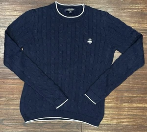 Brooks Brothers Womens Size Small Old Money Cable Knit Sweater Preppy Supima - Picture 1 of 8
