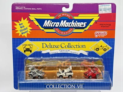 VTG 1988 Galoob Micro Machines Deluxe Collection VII NEW Sealed Card #6402 - Image 1 of 3