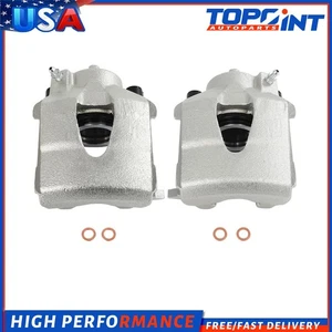 Fits 1998-2010 VOLKSWAGEN BEETLE 2013-2017 POLO Set of 2 Front Brake Calipers - Picture 1 of 11