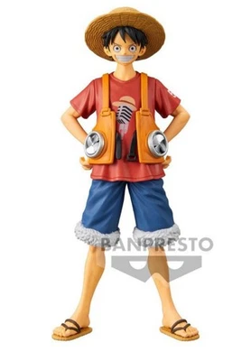 ONE PIECE LUFFY  Figura 15cm MONKEY RUFY Film RED Grandline Men BANPRESTO - Immagine 1 di 3