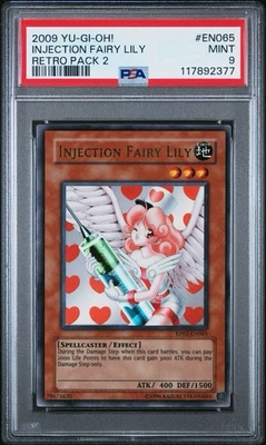 2009 Yu-Gi-Oh! Injection Fairy Lily Retro Pack 2 RP02 Ultra Rare PSA 9 - Image 1 of 2