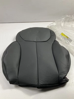 NEW Front Right Seat Back Cushion Cover, Black Leather, OEM For 2019-20 Santa Fe - Image 1 of 4
