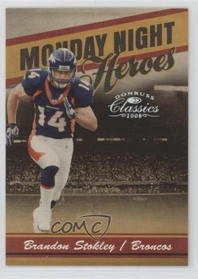 2008 Donruss Classics Monday Night Heroes Silver /250 Brandon Stokley #MNH-22 - Image 1 of 2