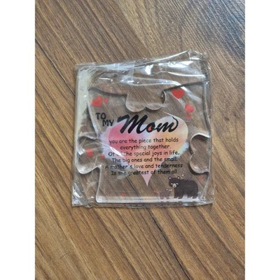 Puzzle Piece Gift for Mother's Day Christmas Birthdays Gifts Translucent sb31 - Image 1 of 3