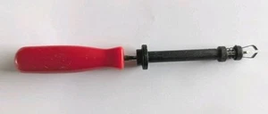 Vintage Lisle Straight Screw Holder / Driver Red Handle VG+ No Owners Marks - Bild 1 von 12