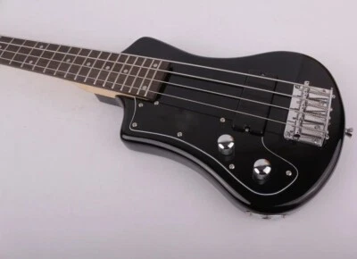 Left Hand black color Full scale length electric  4string travel bass - Image 1 of 4