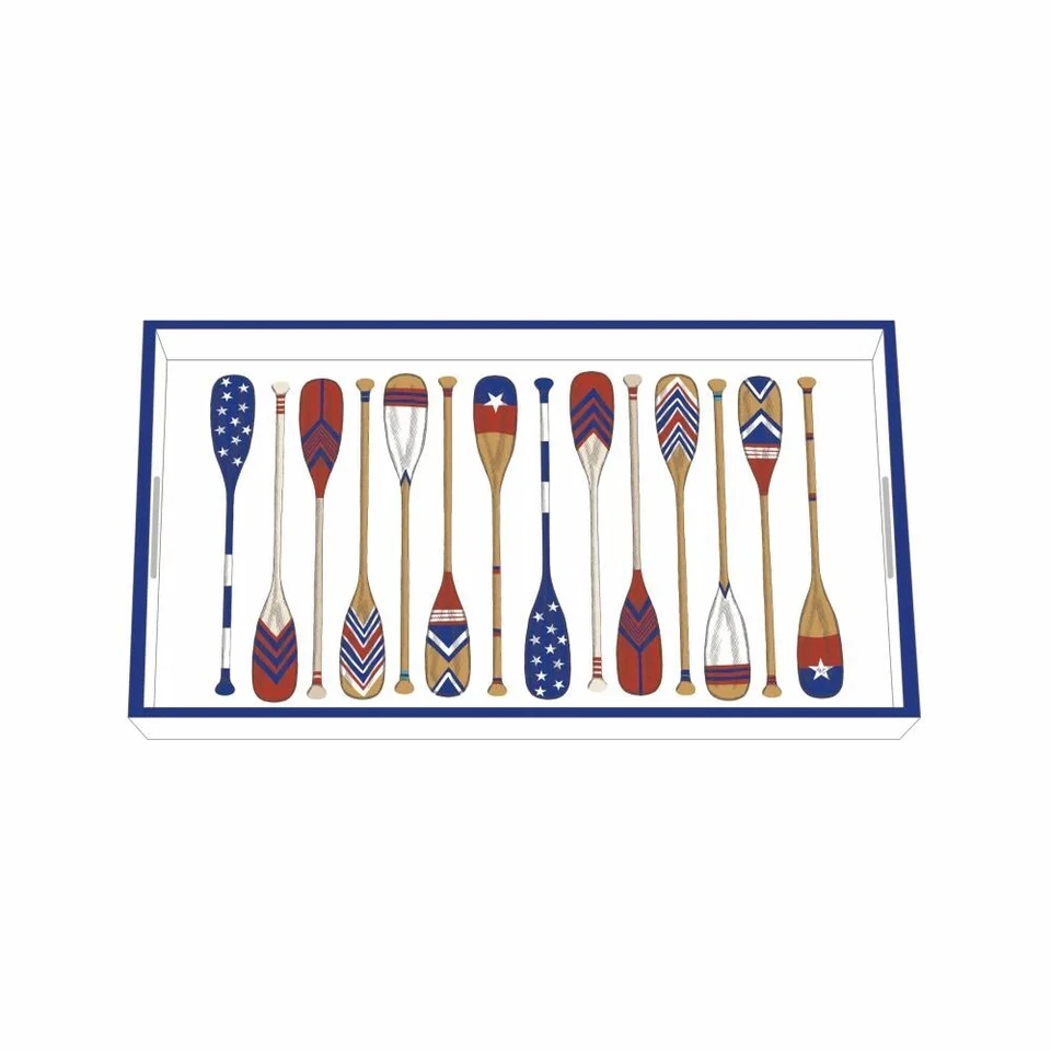 Paperproducts Design Lacquered Wood Vanity Tray, Outrigger (32088) - Image 1 of 1