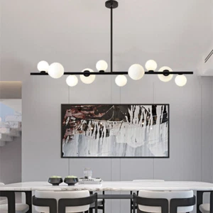 Bar Pendant Light Kitchen Chandelier Lighting Shop Lamp Black Home Ceiling Light - Picture 1 of 9