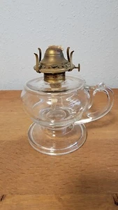 Antique Keroscene Finger Lamp - Picture 1 of 6
