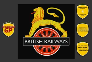 Pegatina con logotipo de British Railways - Ilustración digital de alta calidad Scuderia GP - Imagen 1 de 1