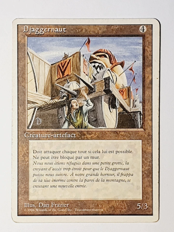 Djaggernaut Juggernaut FWB/Foreign white Bordered MTG Magic EX - Image 1 of 1