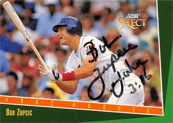 Bob Zupcic autographed Baseball Card (Boston Red Sox, 67) 1993 Score Select #292 - Image 1 of 1
