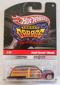 Hot Wheels Larry's Garage 3/39 Purple Passion Woody Chase RealRiders Metal/Metal - Imagen 1 de 5