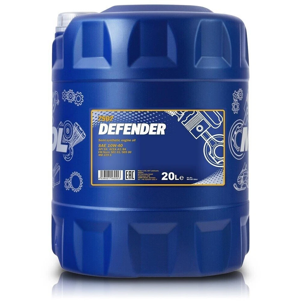 20L LITROS MANNOL DEFENDER 10W-40 ACEITE MOTOR ACEITE MOTORES - Imagen 1 de 1