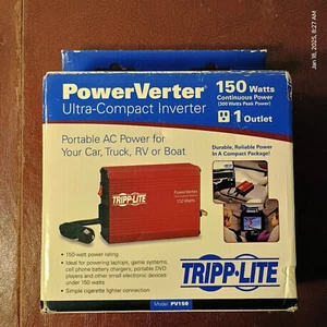 Tripp-Lite PowerVerter Ultra-Compact 150 Watts Portable Model PV150 - Picture 1 of 8