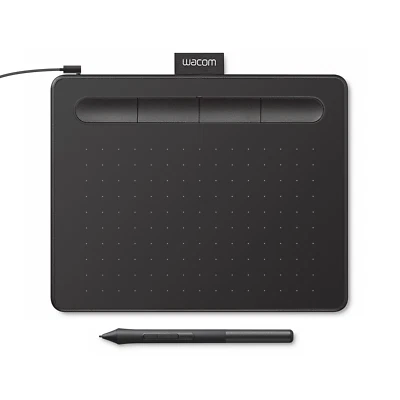 Wacom Intuos Graphics Drawing Tablet, Small 7.9"x 6.3", Black, CTL4100, New - Image 1 of 4