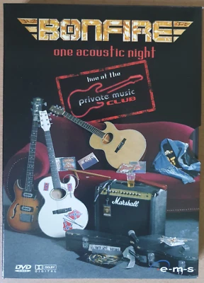BONFIRE - One Acoustic Night - Live At The Private Music Club 2 DVD Set 2005 - Bild 1 von 4