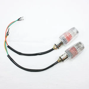 SILVER 12V REC REG Indicator Turn Signal Light PIT PRO Dirt Motorcycle Bike MX - Bild 1 von 7