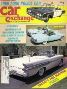 CAR EXCHANGE 1986 AUG - '60 COP CAR,OLDS 88,'66 CHARGER - Imagen 1 de 1