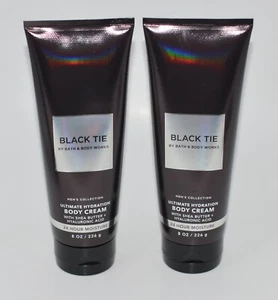 2 BATH & BODY WORKS BLACK TIE ULTIMATE HYDRATION CREAM LOTION HYALURONIC ACID - Picture 1 of 6