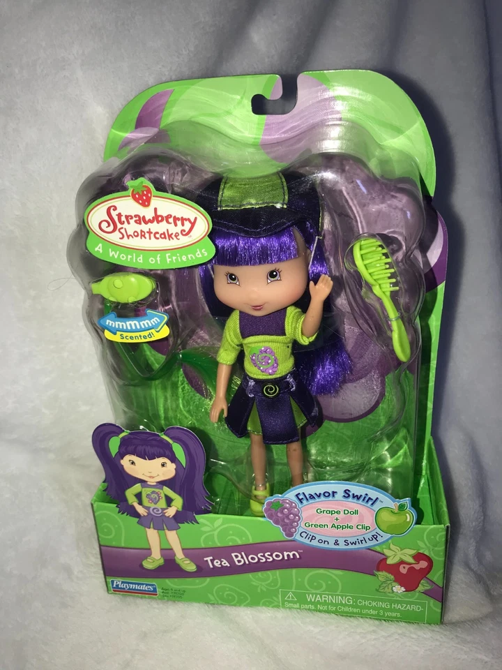 Strawberry Shortcake Flavor Swirl Tea Blossom Doll Playmates 2006