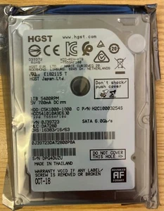 New HGST 1TB 5400RPM 2.5" Internal Hard Drive 1 TB Laptop HDD. - Picture 1 of 4