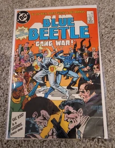 DC Comics Blue Beetle #7 Len Wein 1986 FINE + GANG WAR MOVIE COMIC Book - Bild 1 von 3