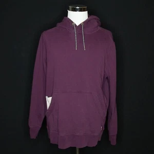Suéter suéter con capucha de felpa francesa púrpura Stio para hombre talla grande - Imagen 1 de 8