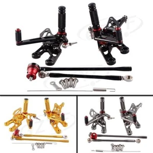 Adjustable Rearsets Rear Set Foot Pegs For Honda CBR600RR 03-06 CBR1000RR 04-07 - Picture 1 of 9