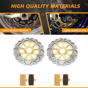 per Kawasaki Dischi Freno Anteriore Pastiglie ZX-9R 94 95 ZZR 1100 93-01 ZZR1200 - Foto 1 di 10