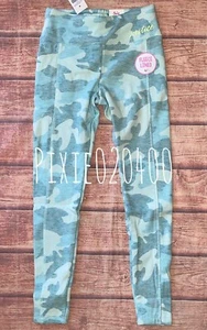 Girls justice full length fleece lined legging size 12 new camo - Picture 1 of 1