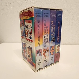 Christmas Classics Original Holiday Favorites VHS Set Of 4 1993 Frosty Rudolph  - Picture 1 of 9