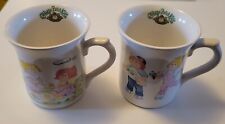 Vintage 1984 CABBAGE PATCH KIDS MUGS COFFEE TEA CUPS Set Of 2