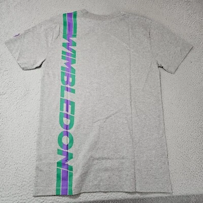 Camisa Wimbledon Para Hombre Extra Pequeña Gris Rayas The Championships Tenis Algodón Foto 1 de 4