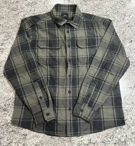 Sitka Gear Flannel Shirt Mens Large Green Plaid Long Sleeve Hunting Outdoor - Picture 1 of 8