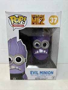 Funko POP! Movies Despicable Me 2 #37 Evil Minion With Protector VAULTED 2013 - Picture 1 of 8