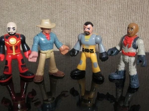 Imaginext Jurassic World Dr Alan Grant Spinosaurus T-Rex Stegosaurus Dino Rider - Picture 1 of 15